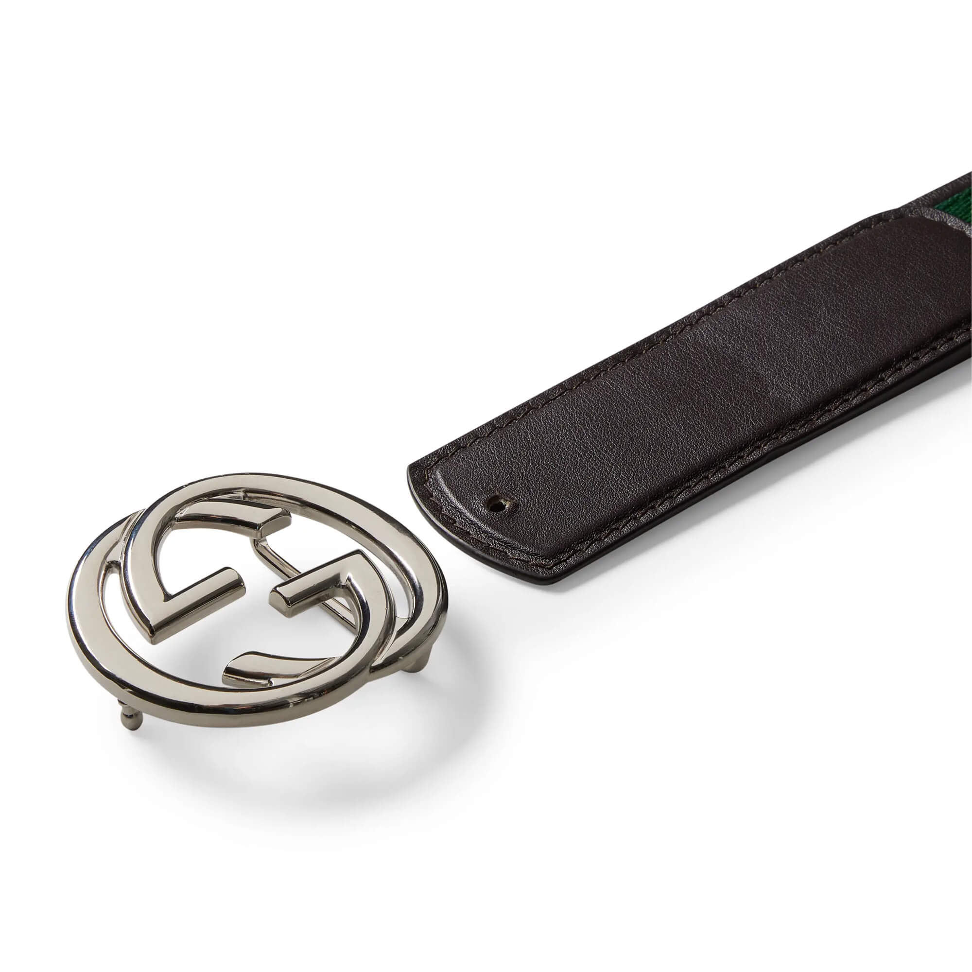 Gucci Reversible Belt With Interlocking G Buckle