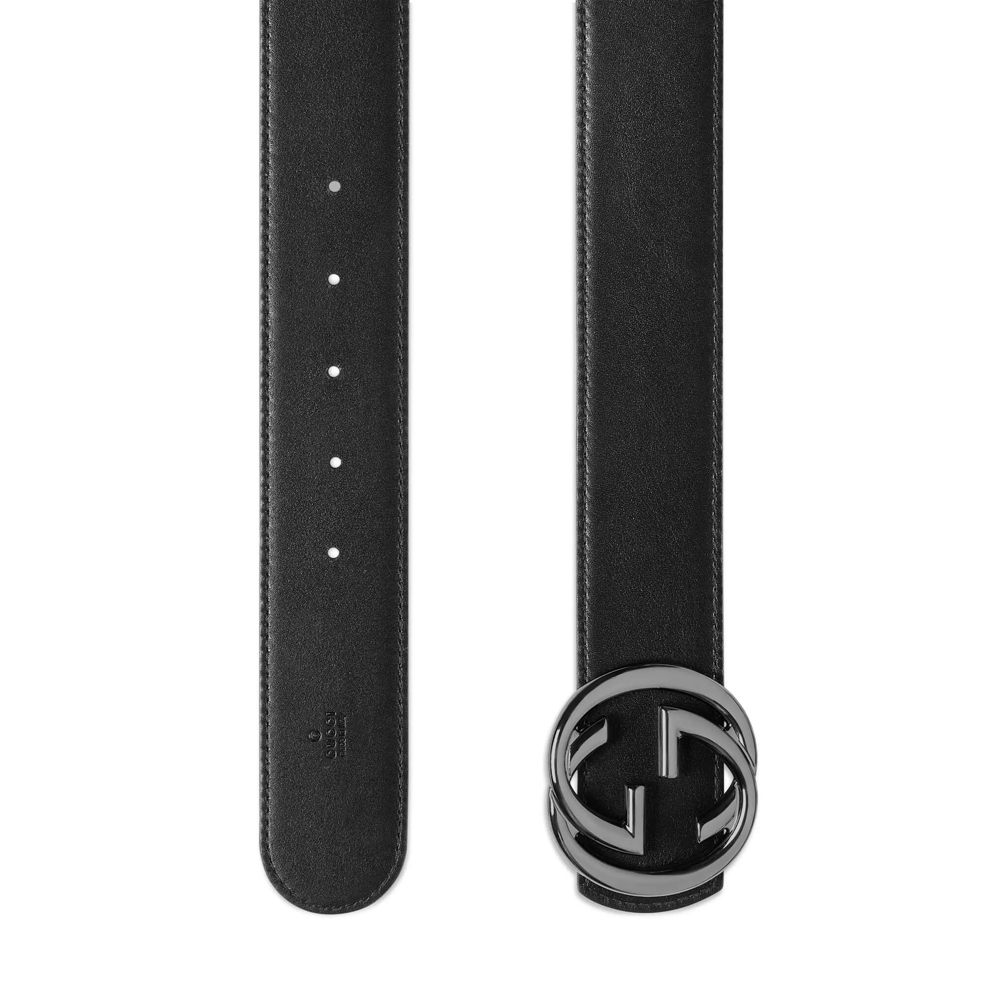 Gucci Reversible Belt With Interlocking G Buckle