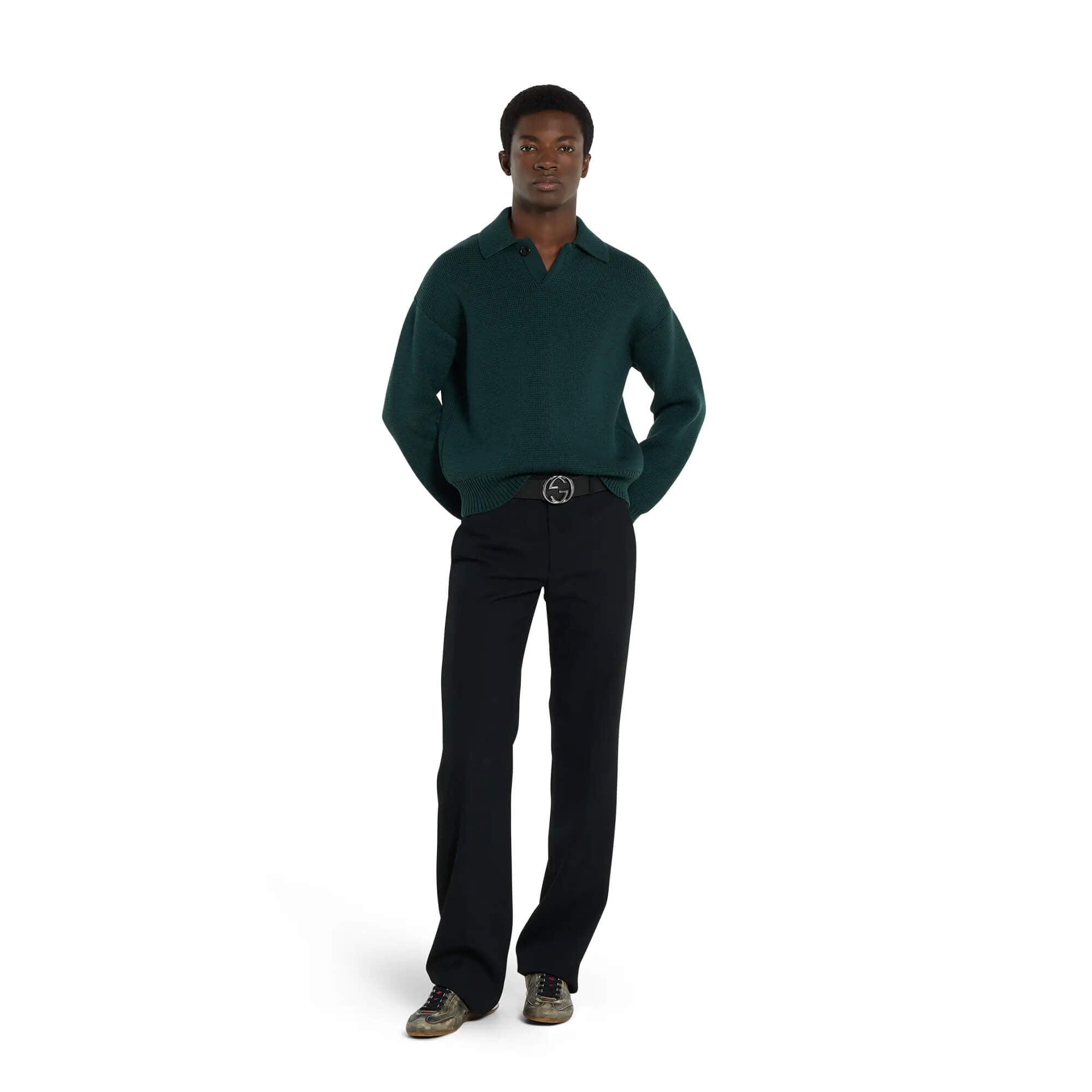 Gucci Reversible Belt With Interlocking G Buckle