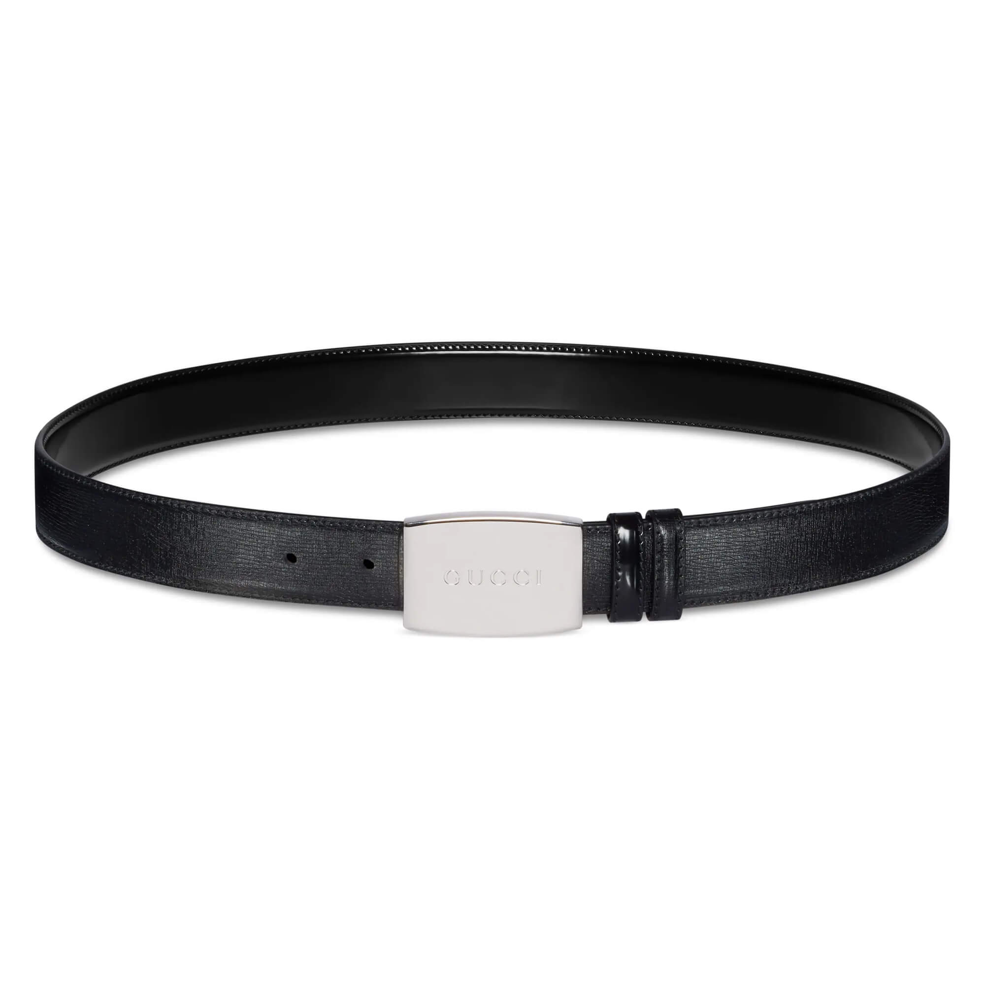 Gucci Reversible Belt With Plaque Buckle