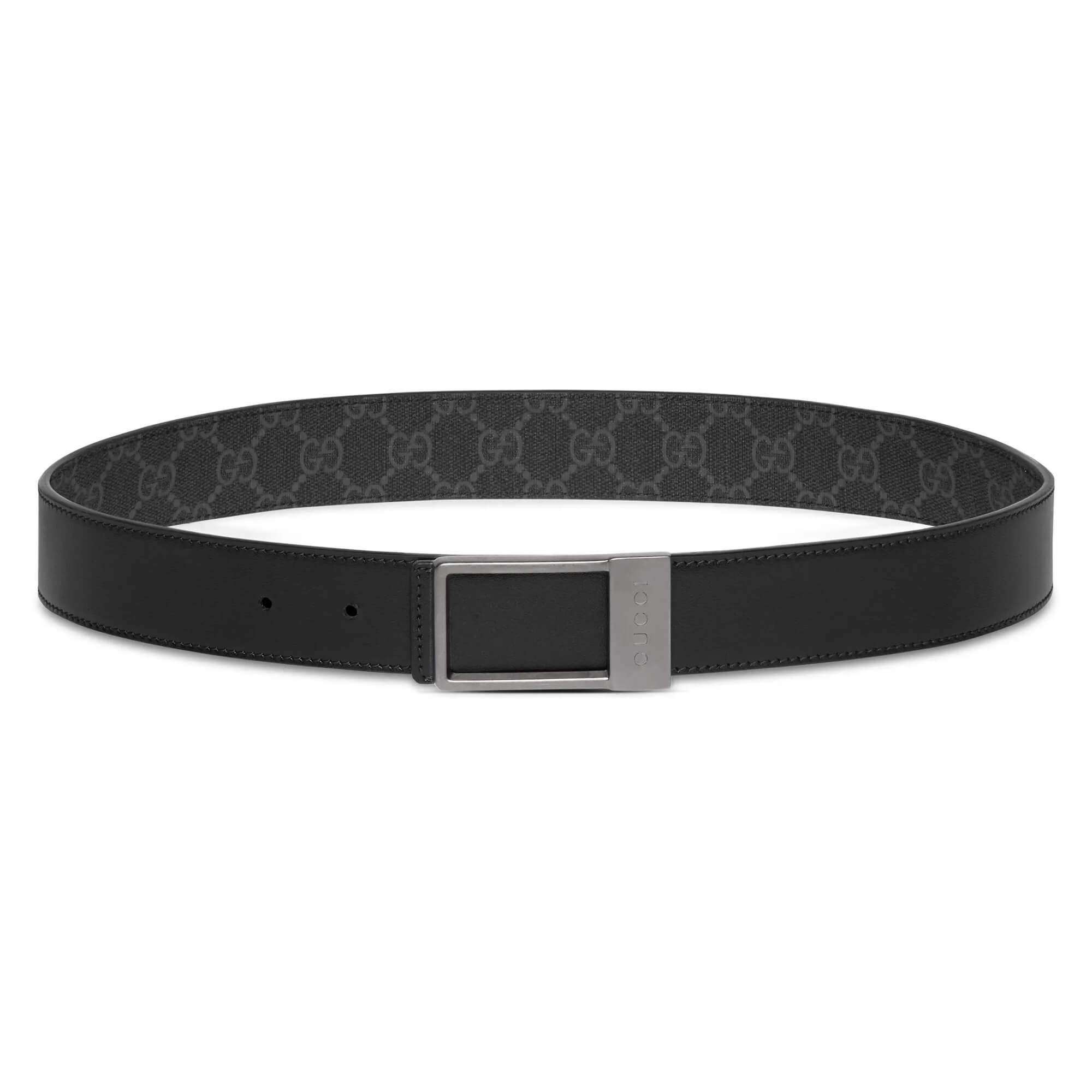 Gucci Reversible Belt With Rectangular Buckle