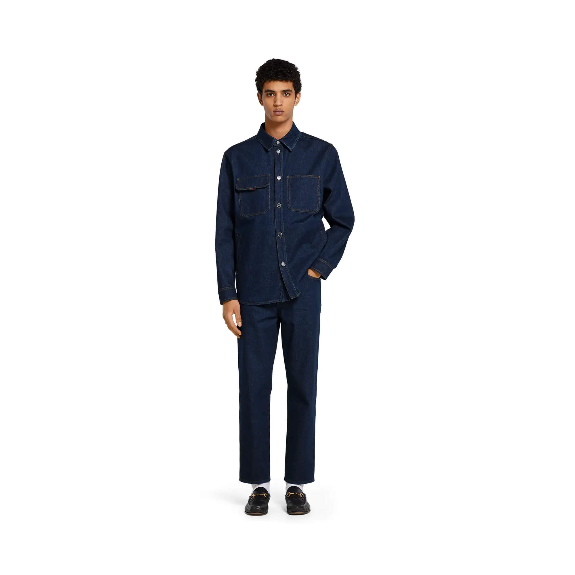 Gucci Slim Fit Cotton Denim Pant