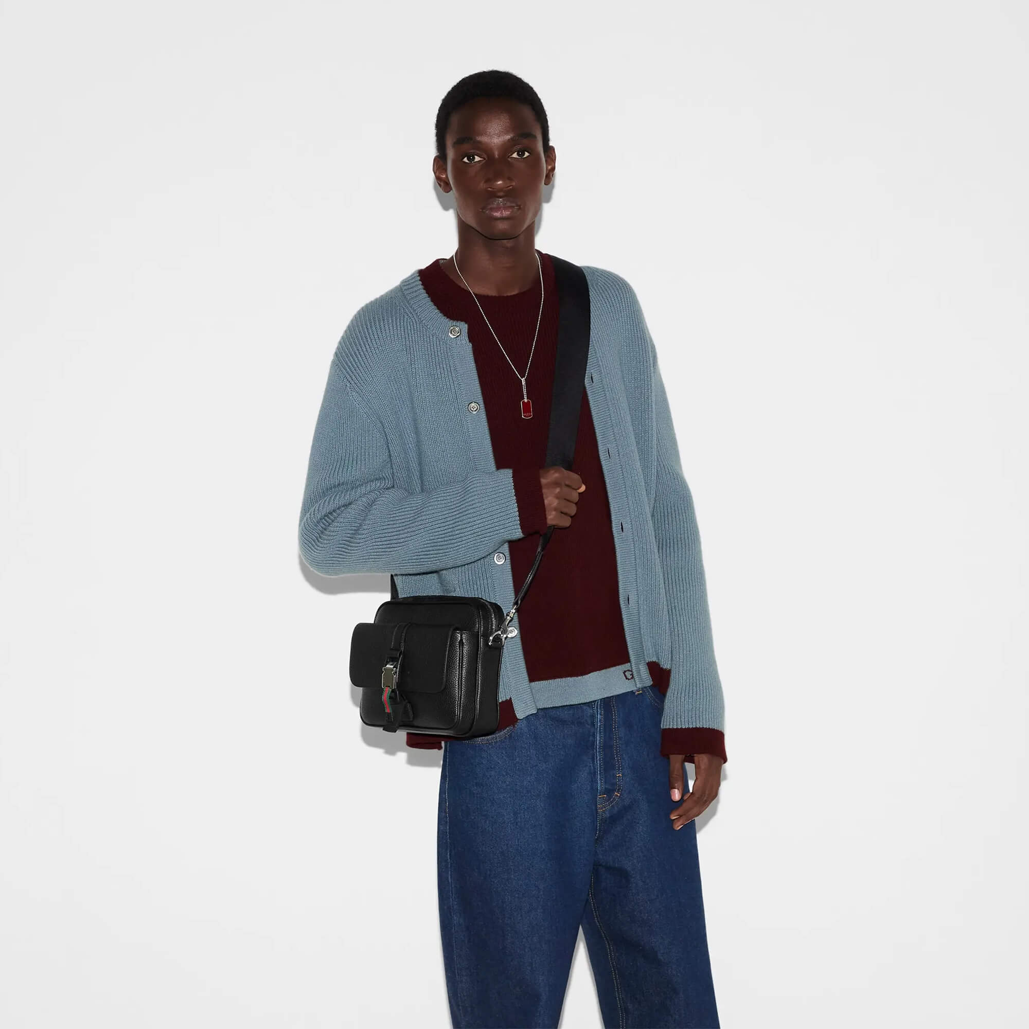 Gucci Small Crossbody Bag With Web