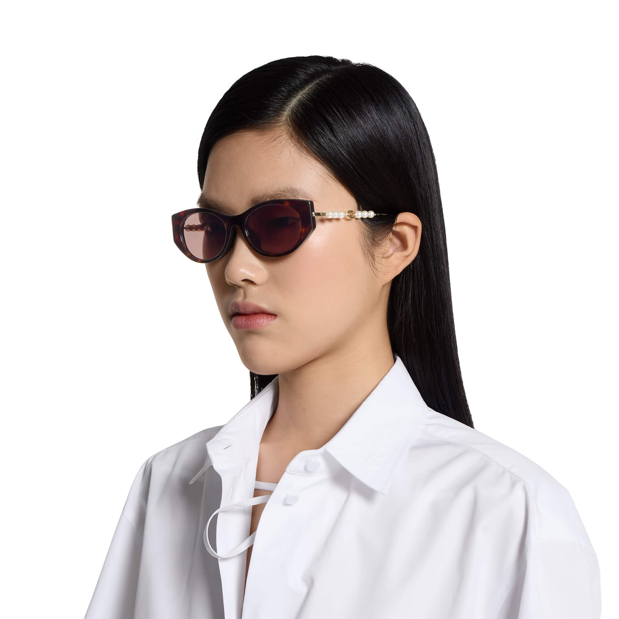 Gucci Low Nose Bridge Fit Sunglasses