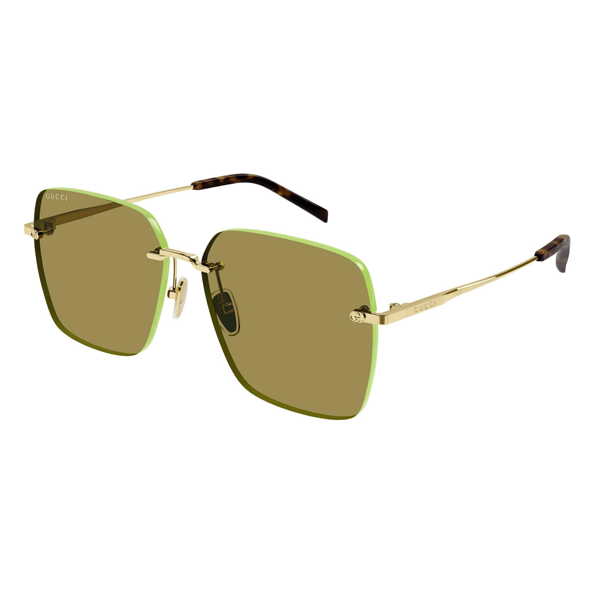 Gucci Low Nose Bridge Fit Sunglasses