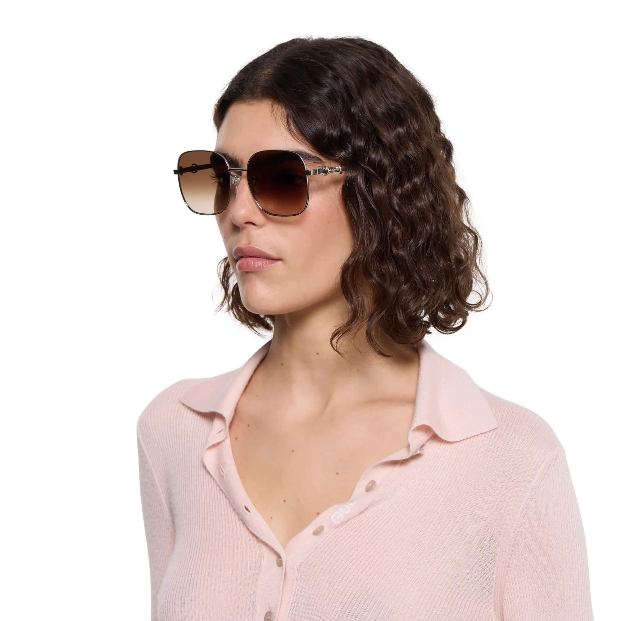 Gucci Rectangular Frame Sunglasses