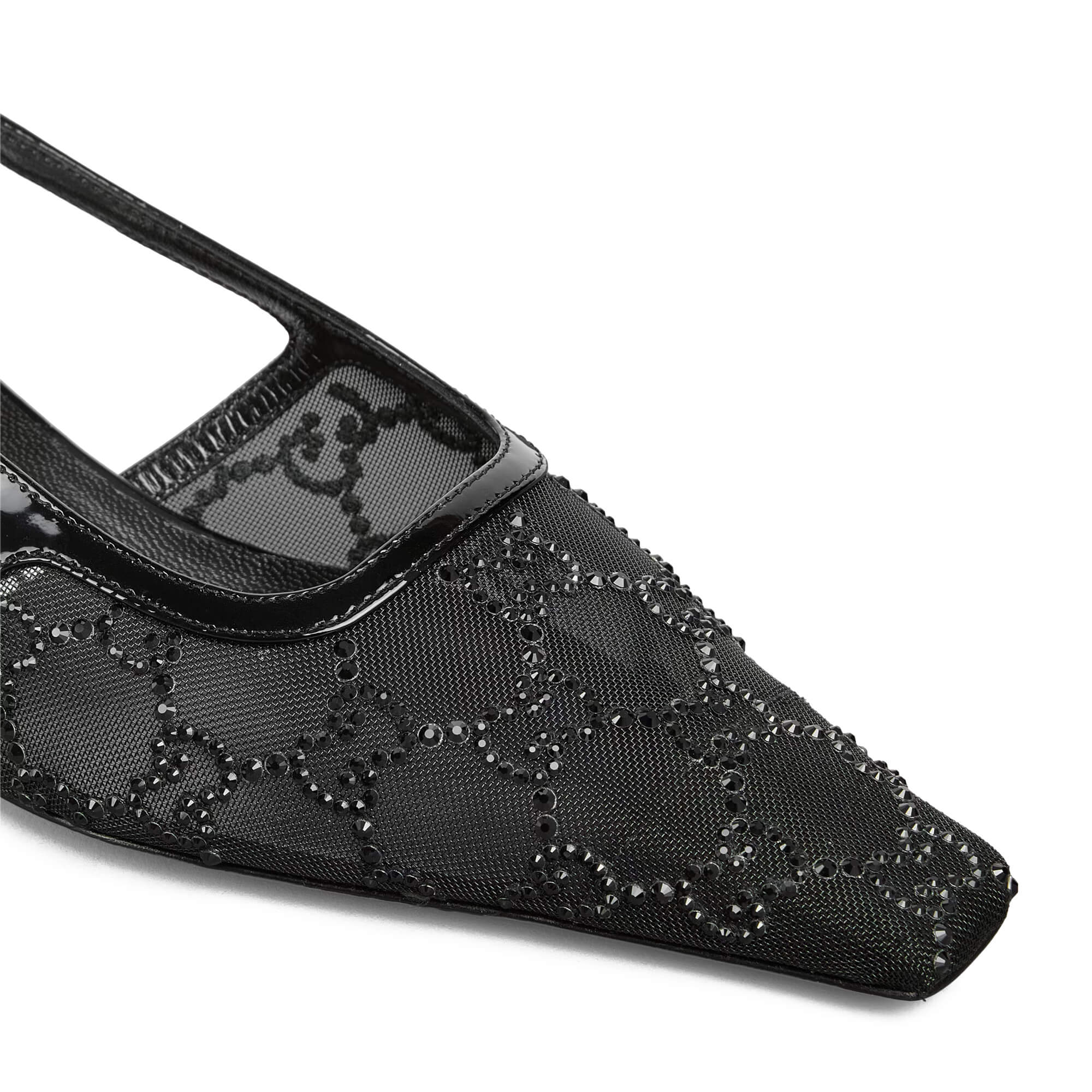 Gucci Women's GG Crystal Slingback Pump
