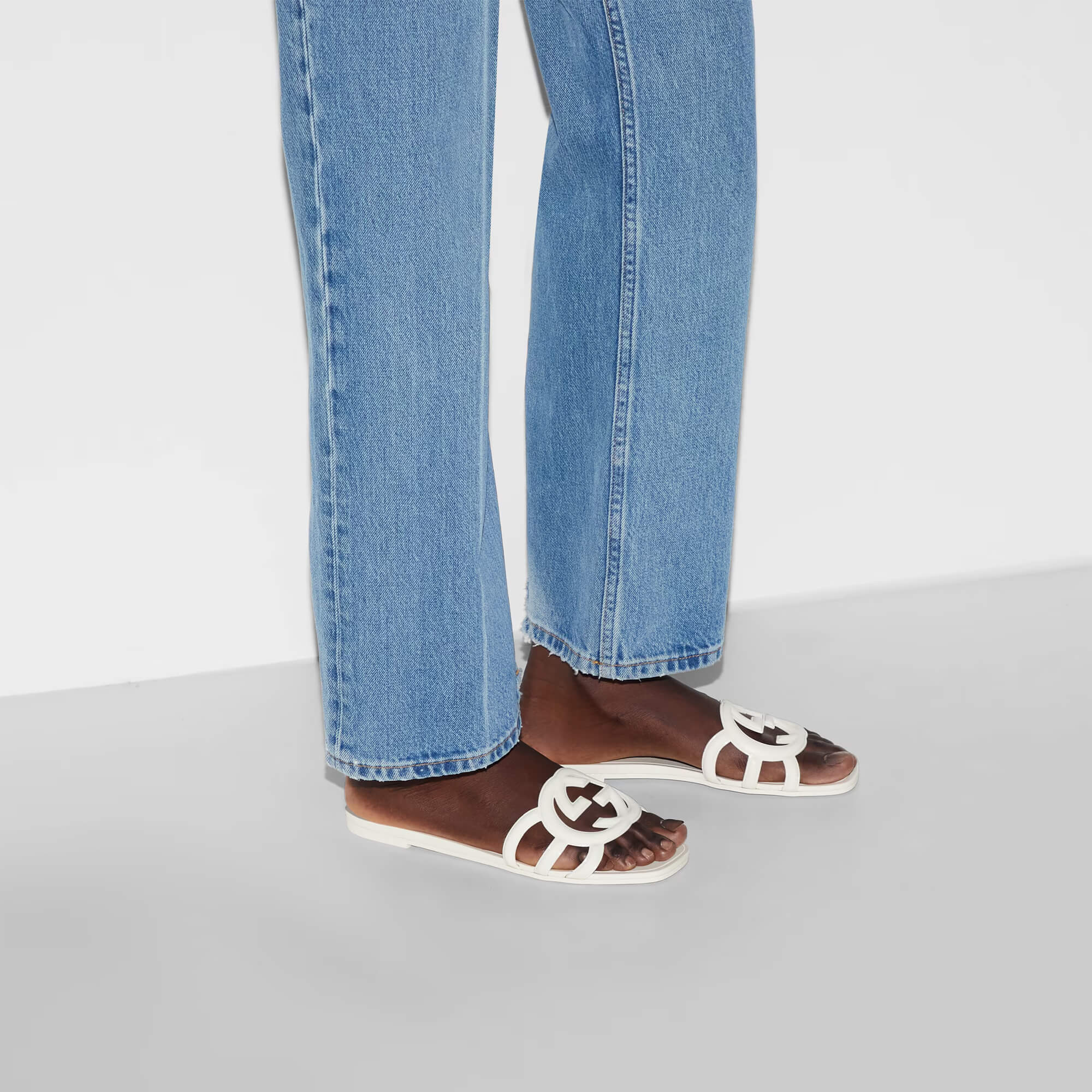 Gucci Women's Interlocking G Slide Sandal