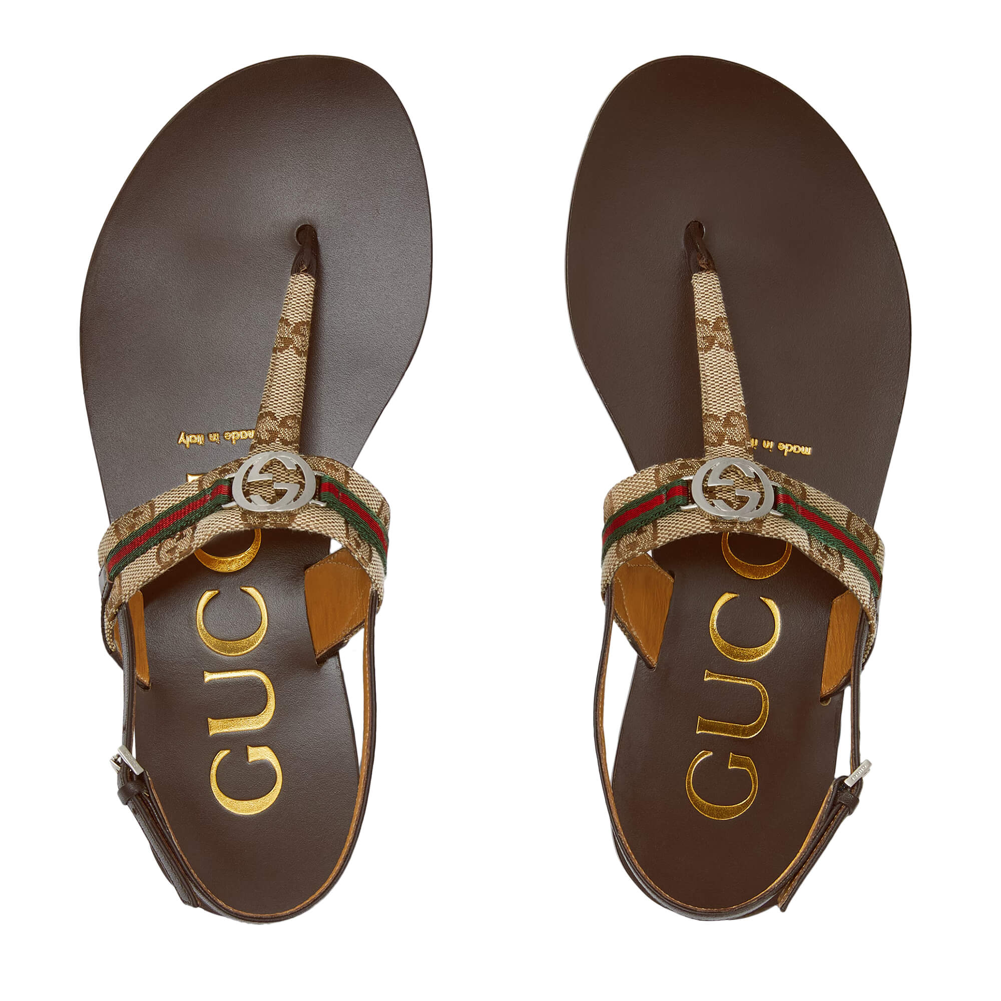 Gucci Women's Interlocking G Web Sandal