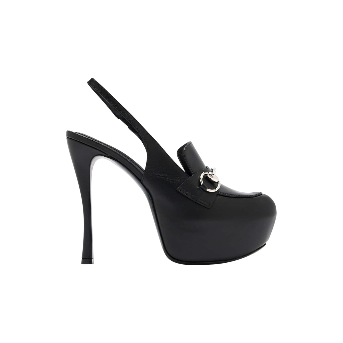 Gucci Womens Platform Slingback With Horsebit