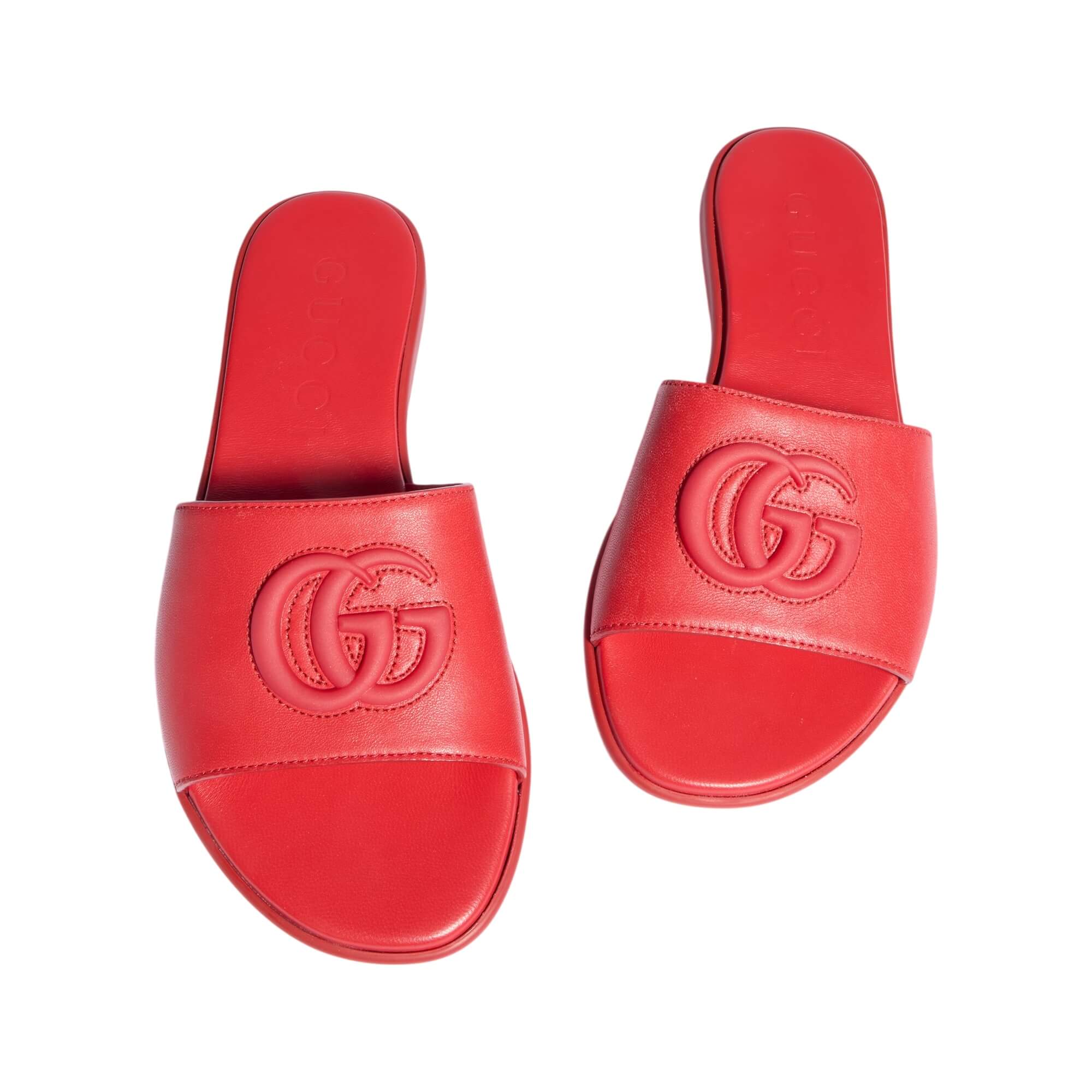 Gucci Women's Slide Sandal With Double G