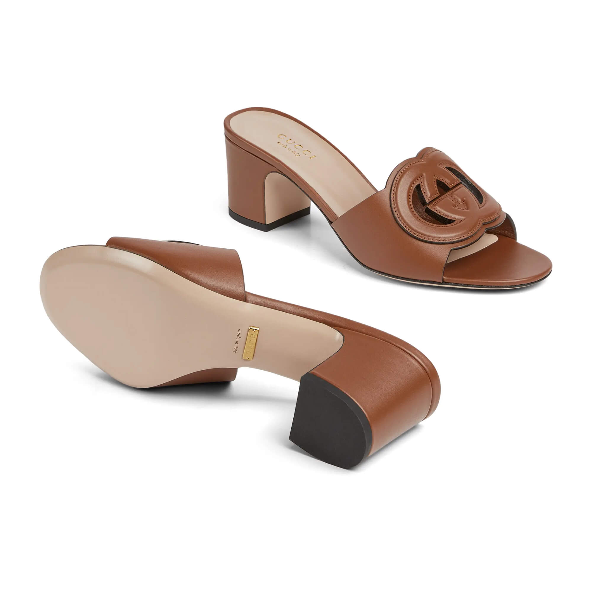 Gucci Women’s Slide Sandal With Interlocking G
