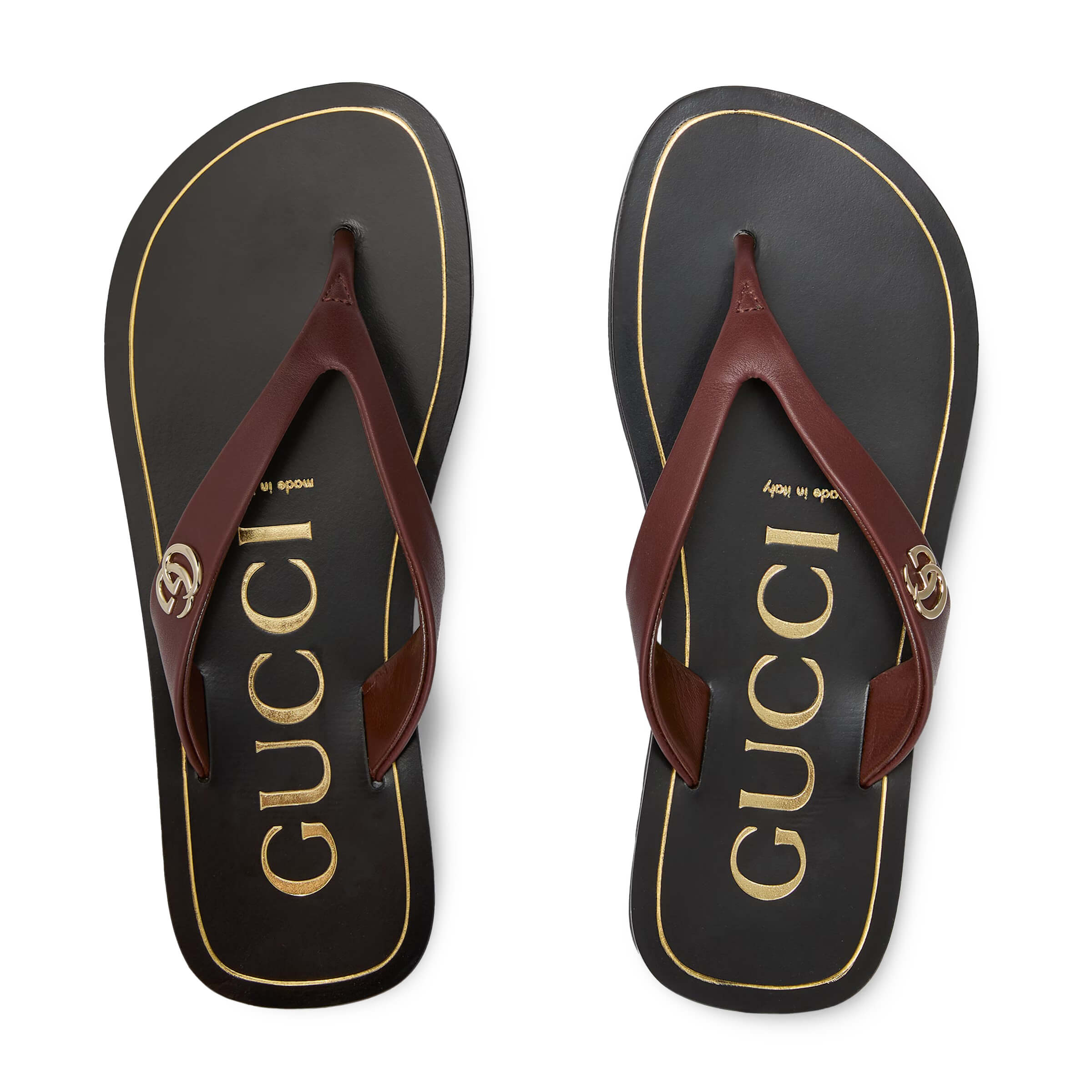 Gucci Women's Thong Sandal With Double G