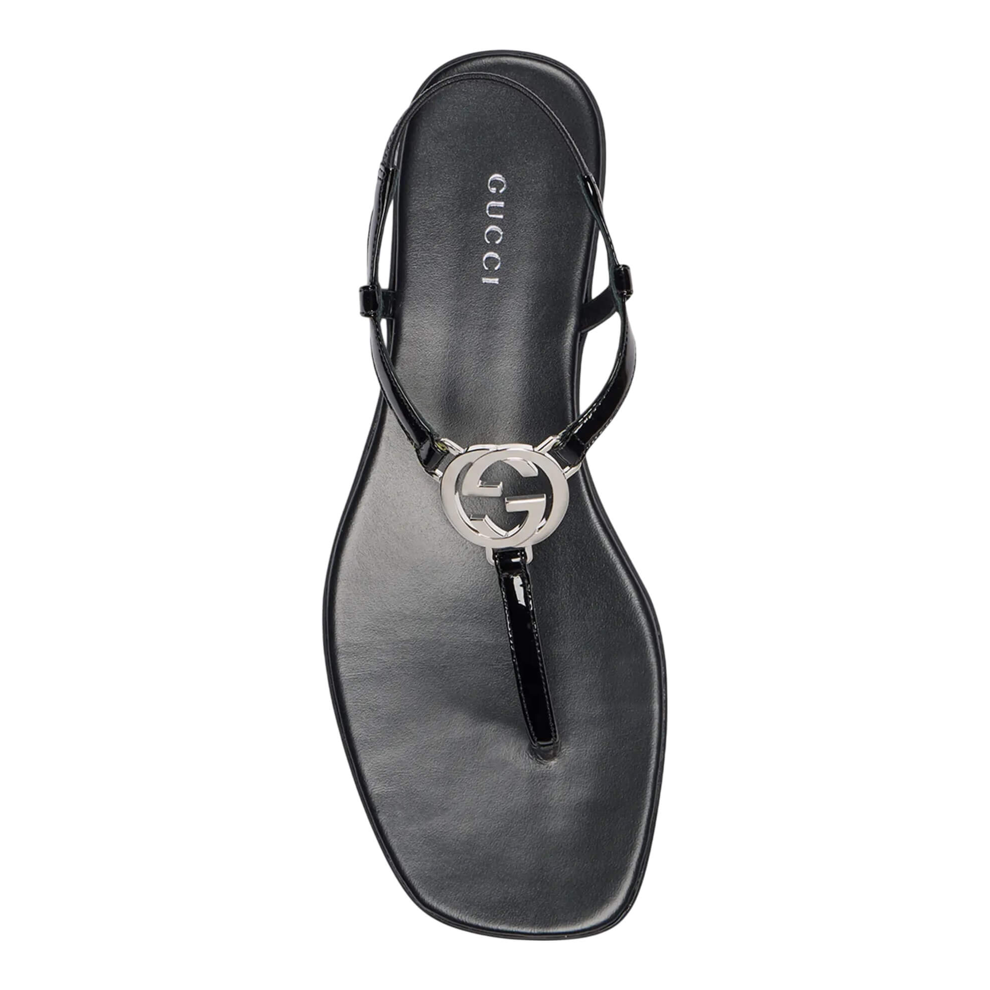 Gucci Women's Thong Sandal With Interlocking G