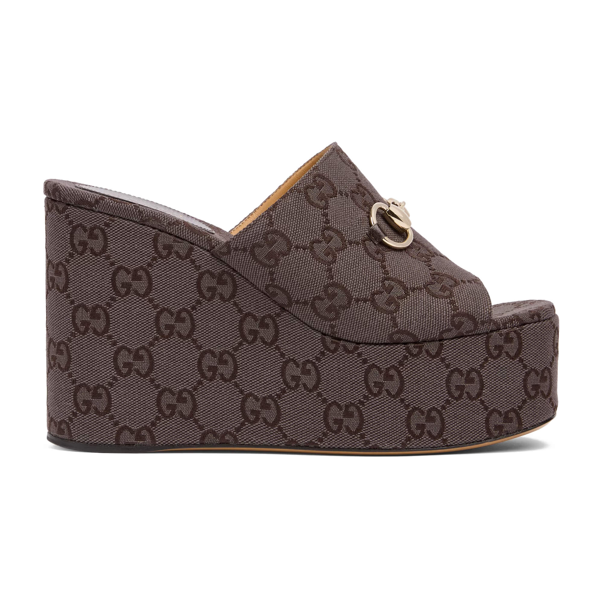 Gucci Women's Wedge Sandal With Horsebit