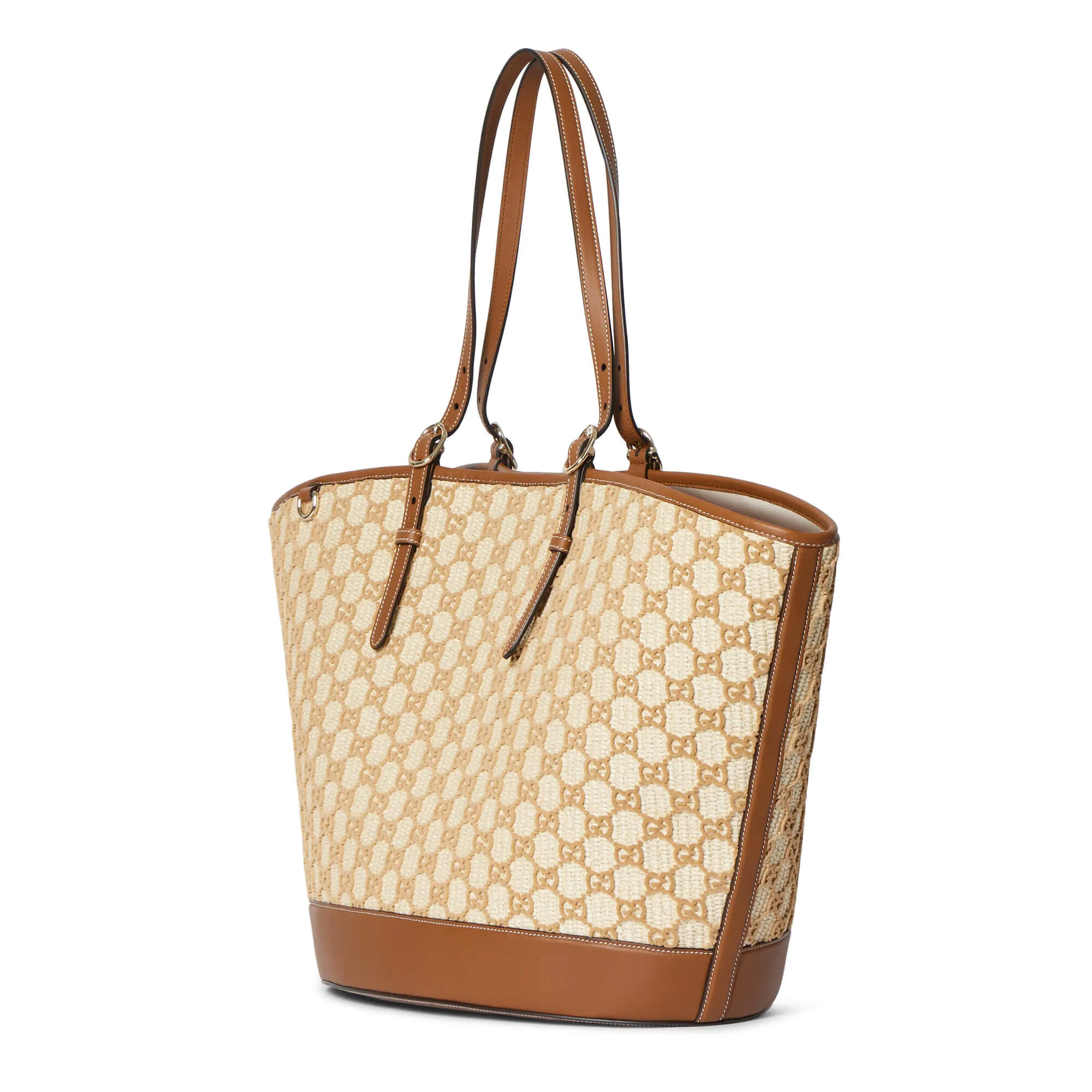 Gucci Woven Large Tote Bag
