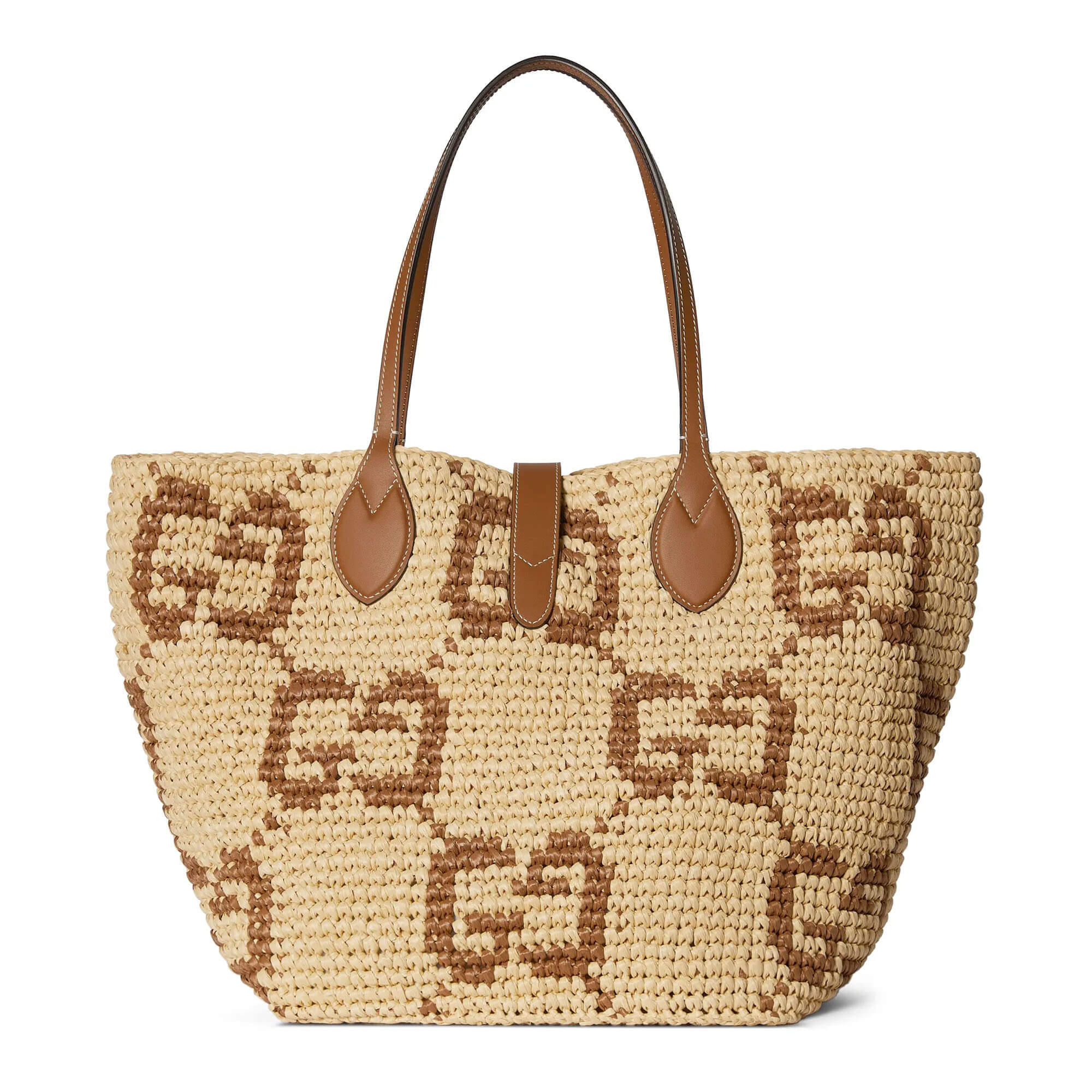 Gucci Woven Medium Tote Bag