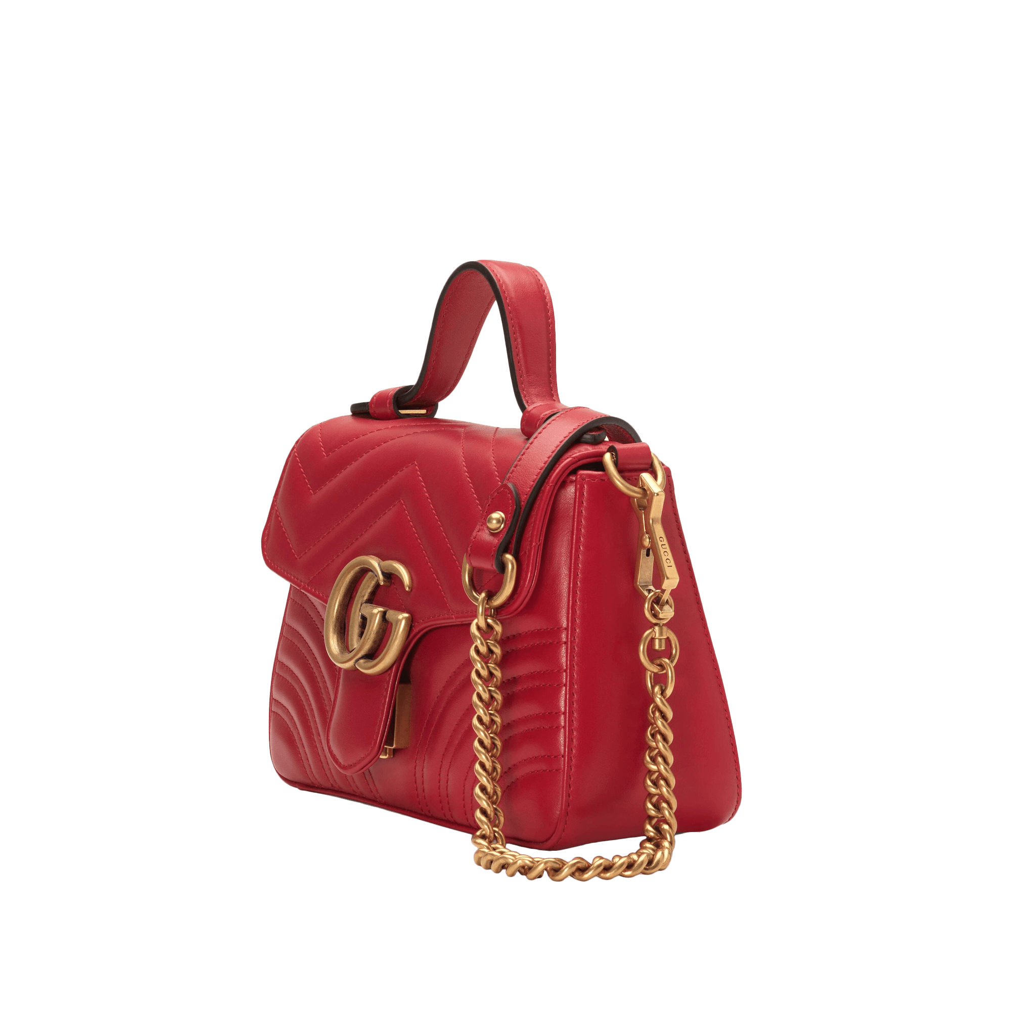 ladies gg canvas marmont mini top handle bag