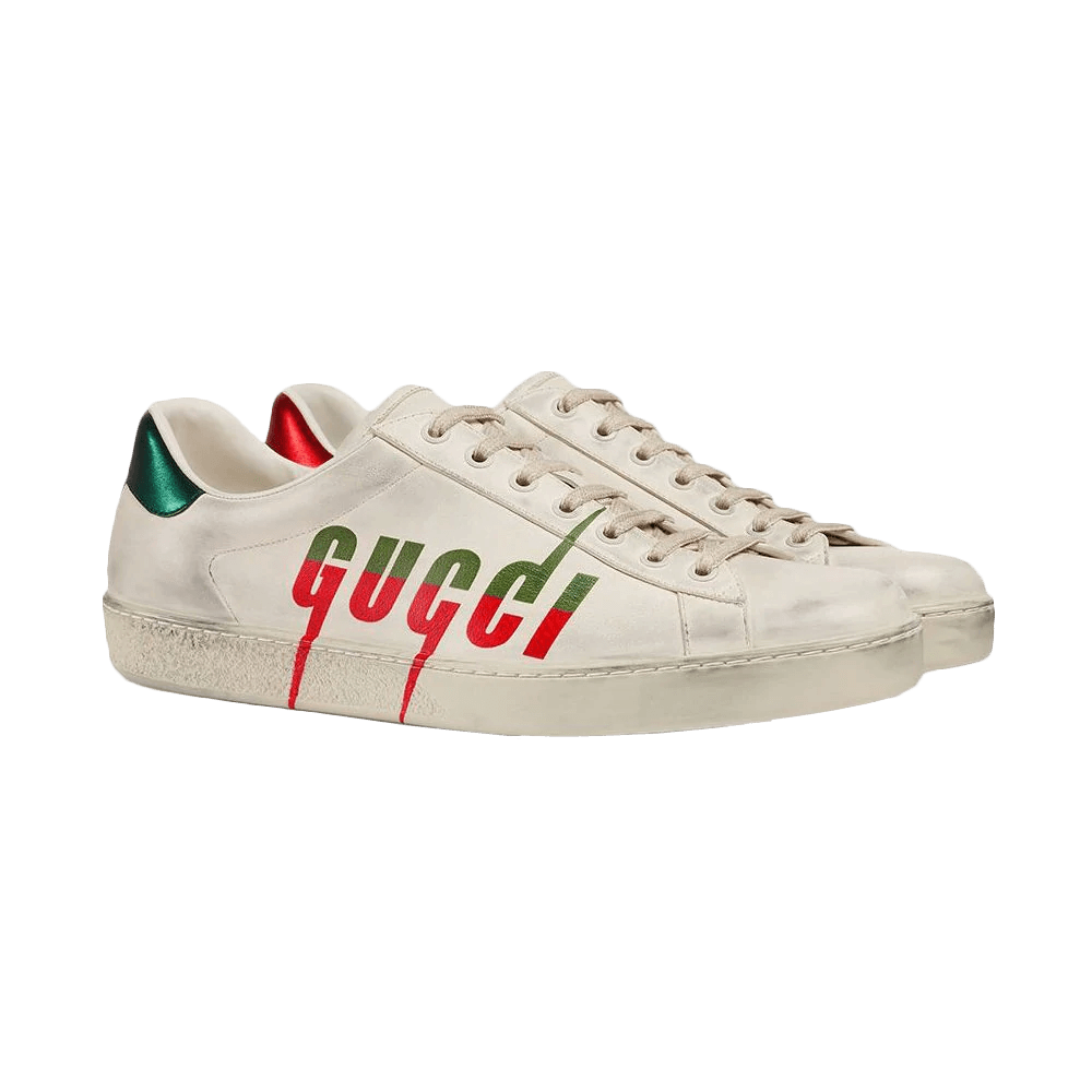 gucci distressed sneaker