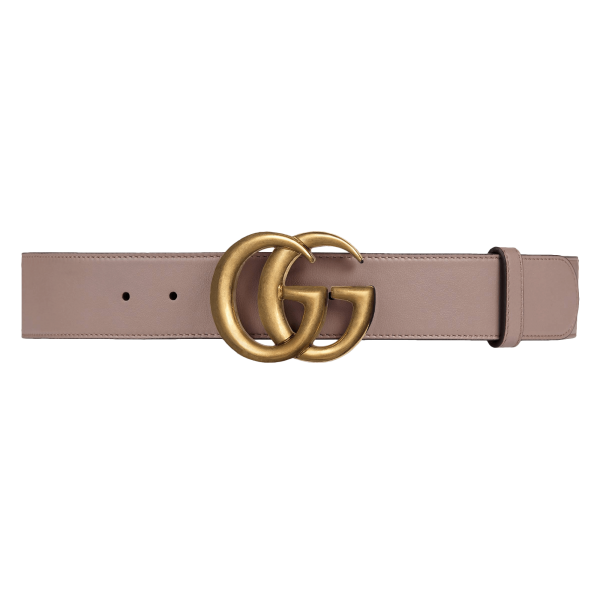 Gucci Leather Belt With Double G Buckle