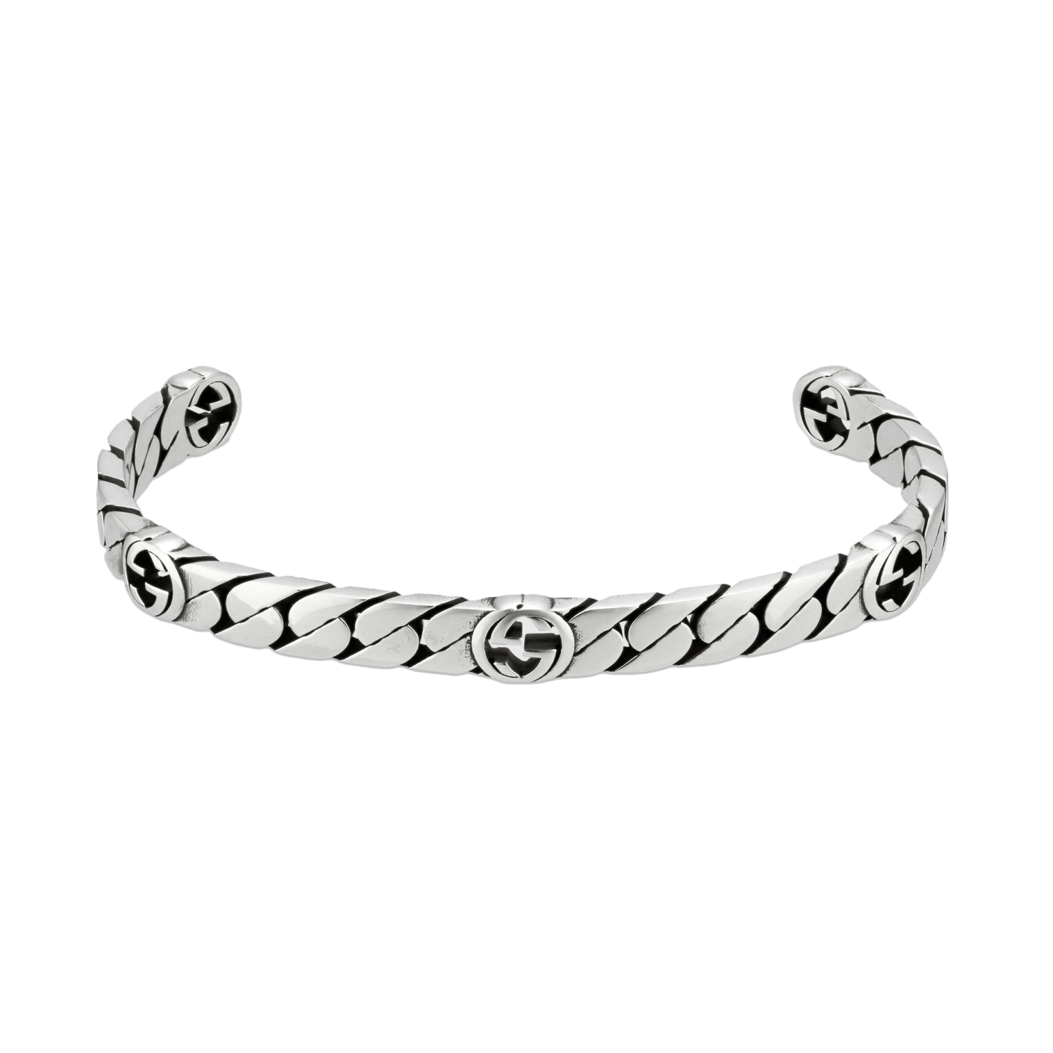 thin interlocking g bracelet