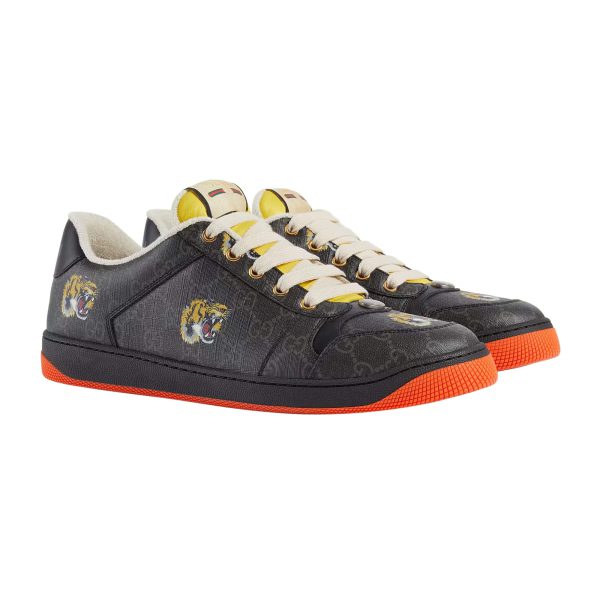 Gucci Men's Screener Sneaker With Tiger Print at Enigma Boutique