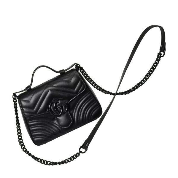 Gucci GG Marmont Mini Top Handle Bag at Enigma Boutique