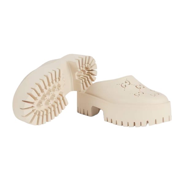 Gucci Women’s Platform Perforated G Sandal at Enigma Boutique