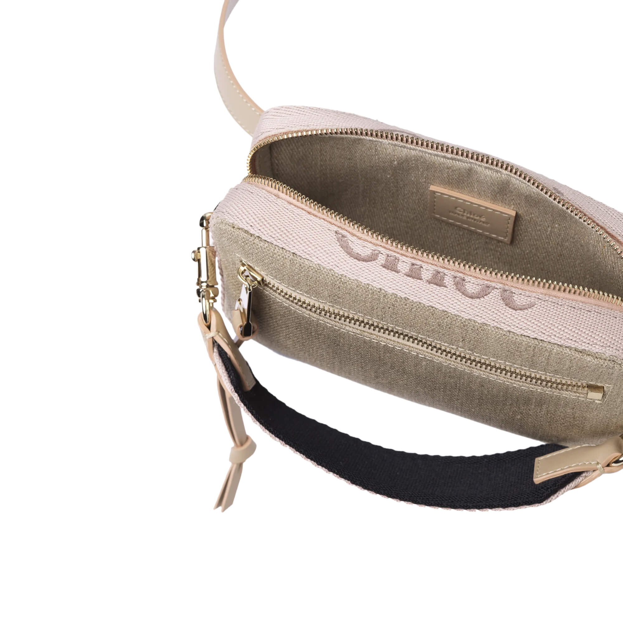 Chloe Woody Linen Belt Bag