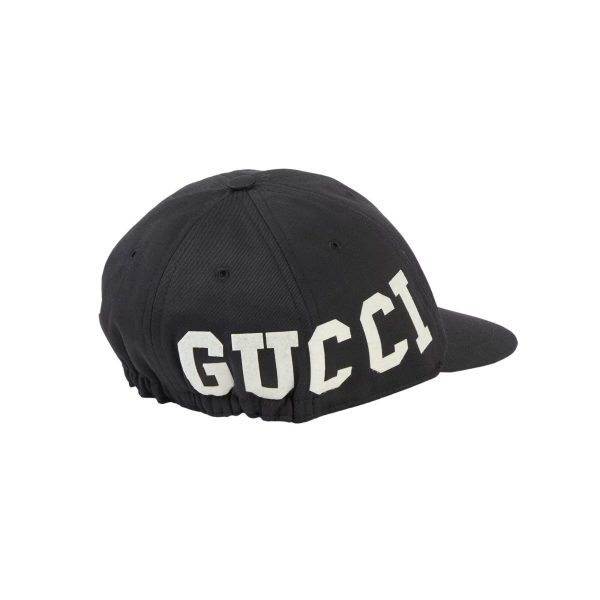 Gucci Logo-flocked Up-turn Cap at Enigma Boutique