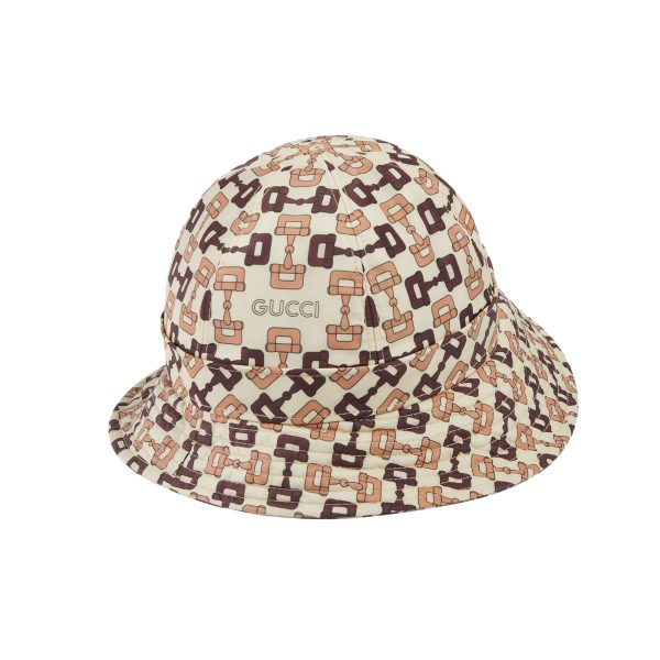 Gucci Horsebit Print Nylon Bucket Hat - Image 3