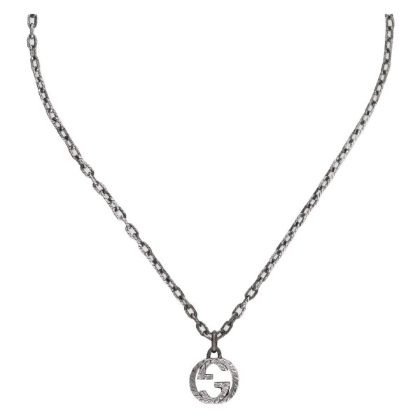 Gucci Interlocking G Pendant Necklace at Enigma Boutique