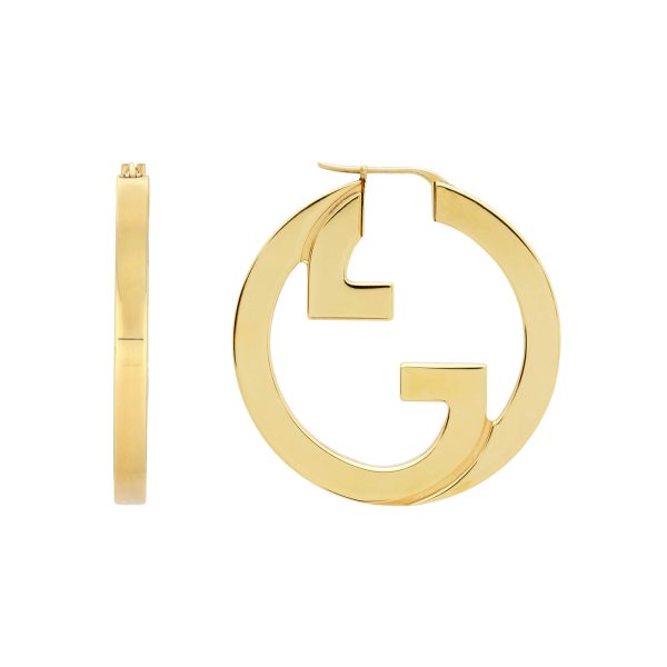 Gucci Blondie Hoop Earrings at Enigma Boutique