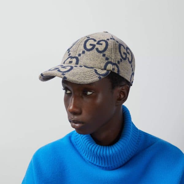 Gucci Jumbo GG Wool Baseball Hat at Enigma Boutique