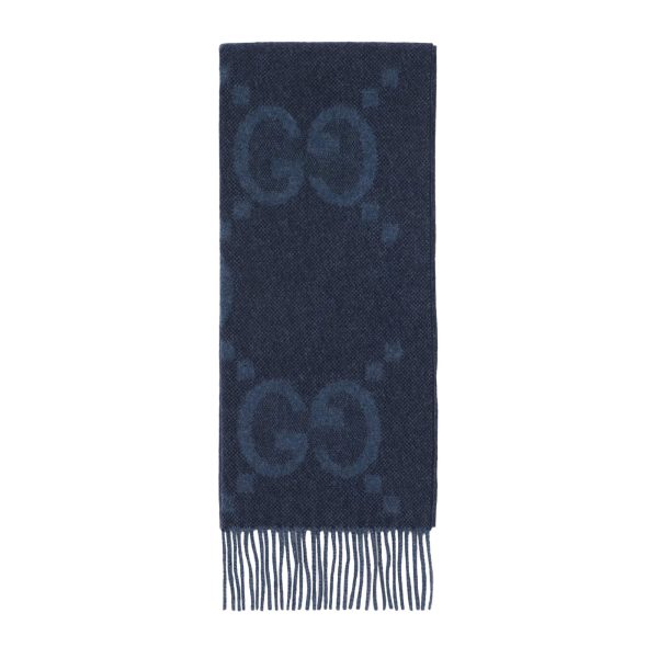 Gucci GG Cashmere Jacquard Scarf at Enigma Boutique