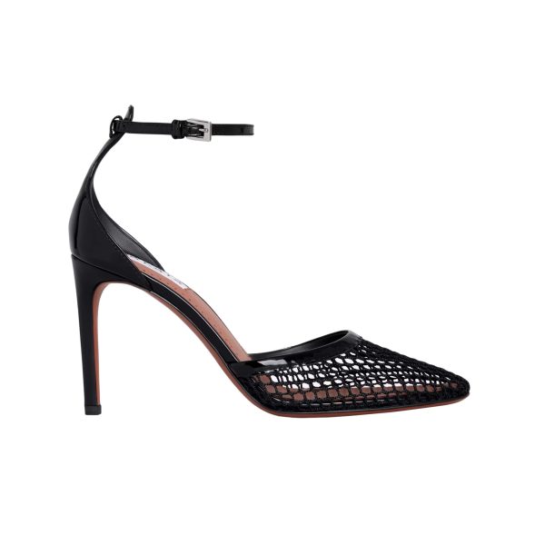 Alaïa High Fishnet Pumps at Enigma Boutique