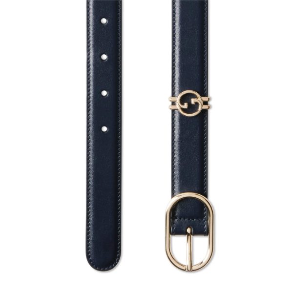 Gucci Belt With Round Interlocking G at Enigma Boutique