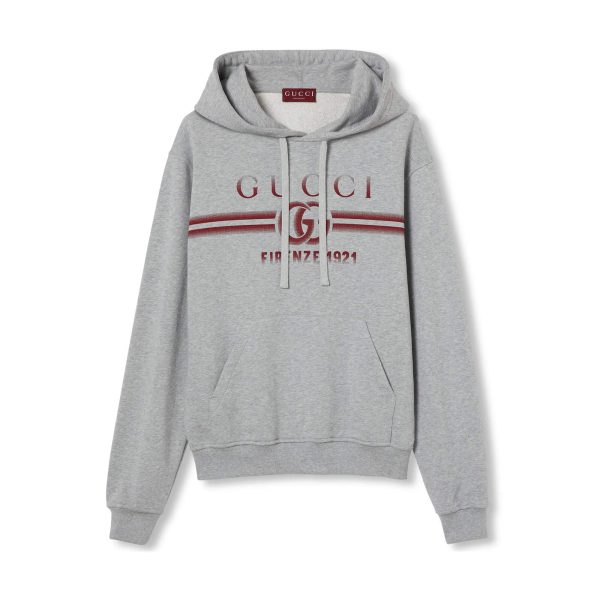 Gucci Cotton Jersey Hooded Sweatshirt at Enigma Boutique