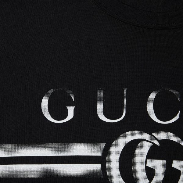 Gucci Cotton Jersey T-shirt With GUCCI Print at Enigma Boutique