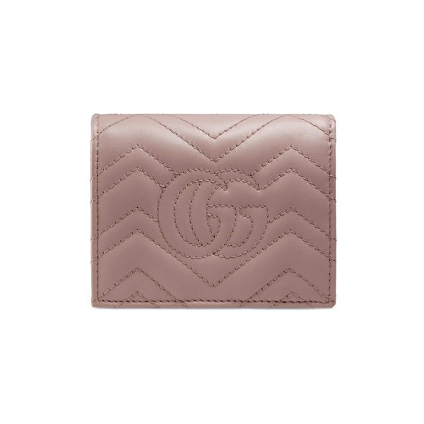 Gucci GG Marmont Matelassé Card Case Wallet at Enigma Boutique