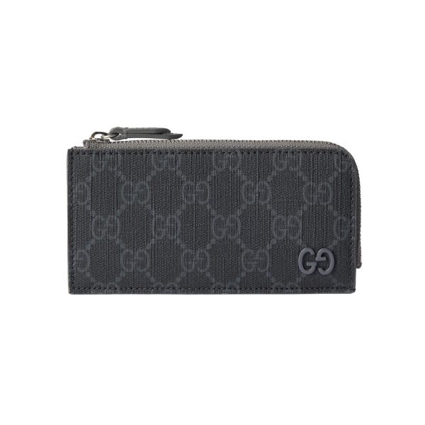 Gucci Zip Card Case With GG Detail