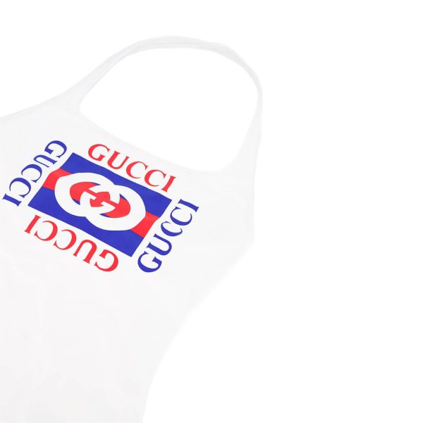 Gucci Logo Sparkling Jersey Swimsuit at Enigma Boutique