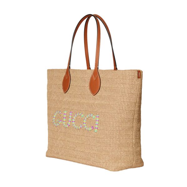 Gucci Medium Straw-effect Tote at Enigma Boutique