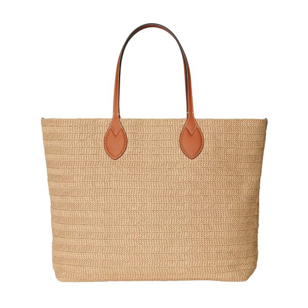 Gucci Medium Straw-effect Tote at Enigma Boutique