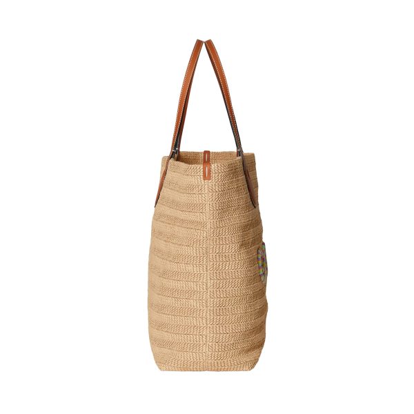 Gucci Medium Straw-effect Tote at Enigma Boutique