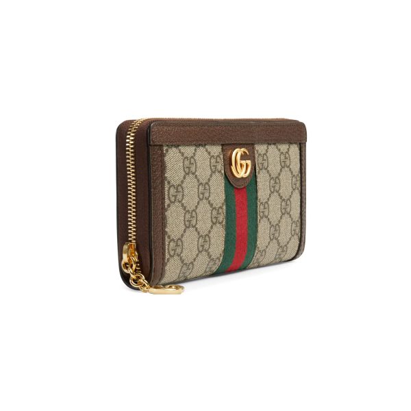 Gucci Ophidia GG Zip Around Wallet at Enigma Boutique