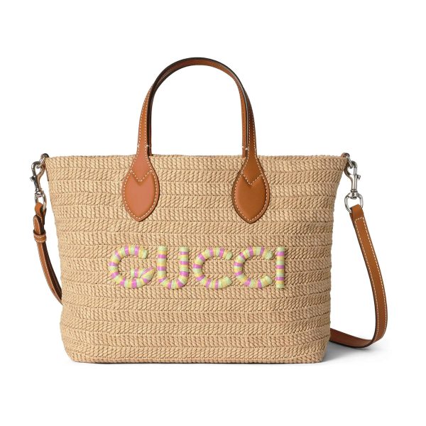 Gucci Small Straw-effect Tote