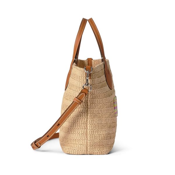 Gucci Small Straw-effect Tote at Enigma Boutique