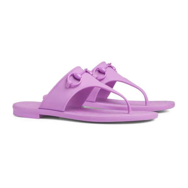 Gucci Women's Thong Sandal With Horsebit at Enigma Boutique