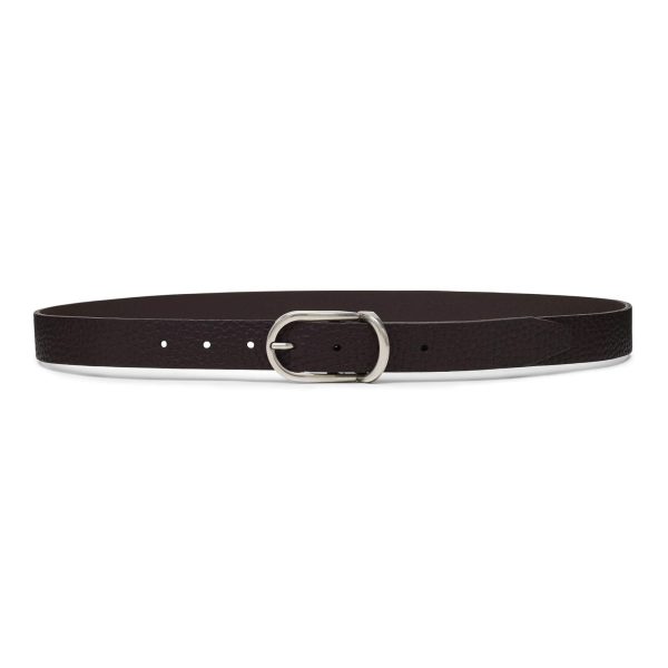 Brunello Cucinelli Grained Leather Belt at Enigma Boutique